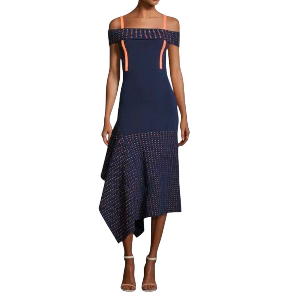Jason Wu Collection Runway Midi Dress Size Xs/S 2… - image 1